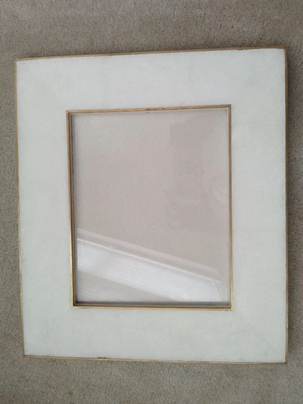 Williams Sonoma Stone Picture Frame For 8x10 Picture